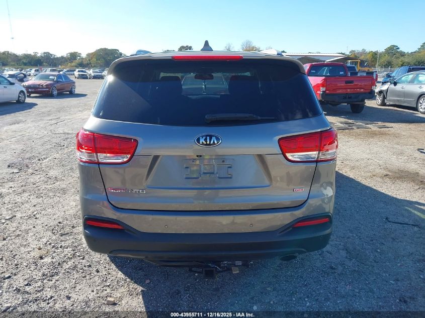 2016 Kia Sorento 2.4L Lx VIN: 5XYPG4A39GG134570 Lot: 43955711