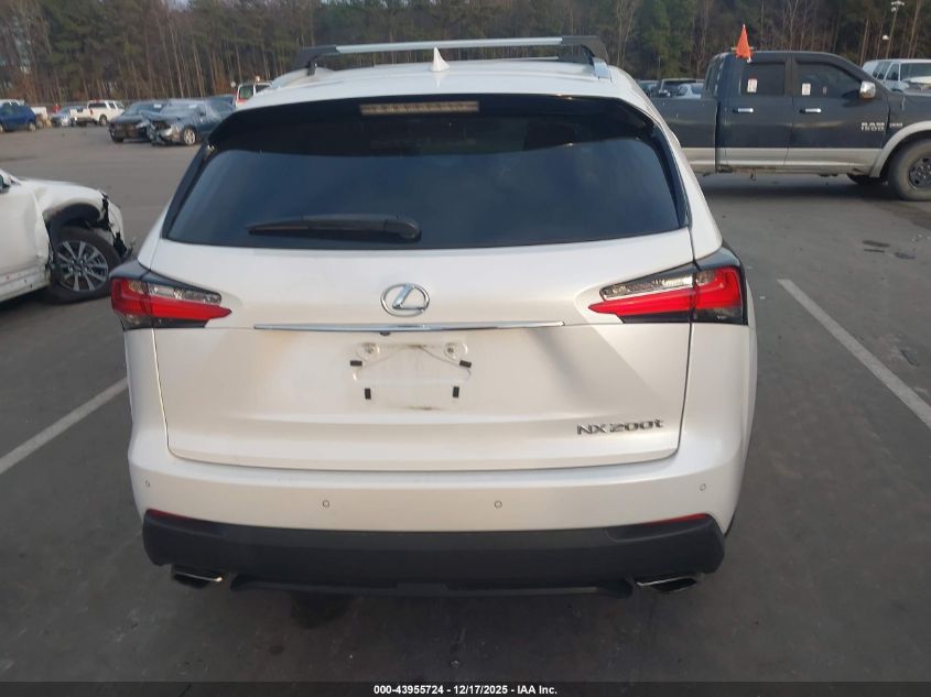 2016 Lexus Nx 200T VIN: JTJYARBZ0G2049677 Lot: 43955724