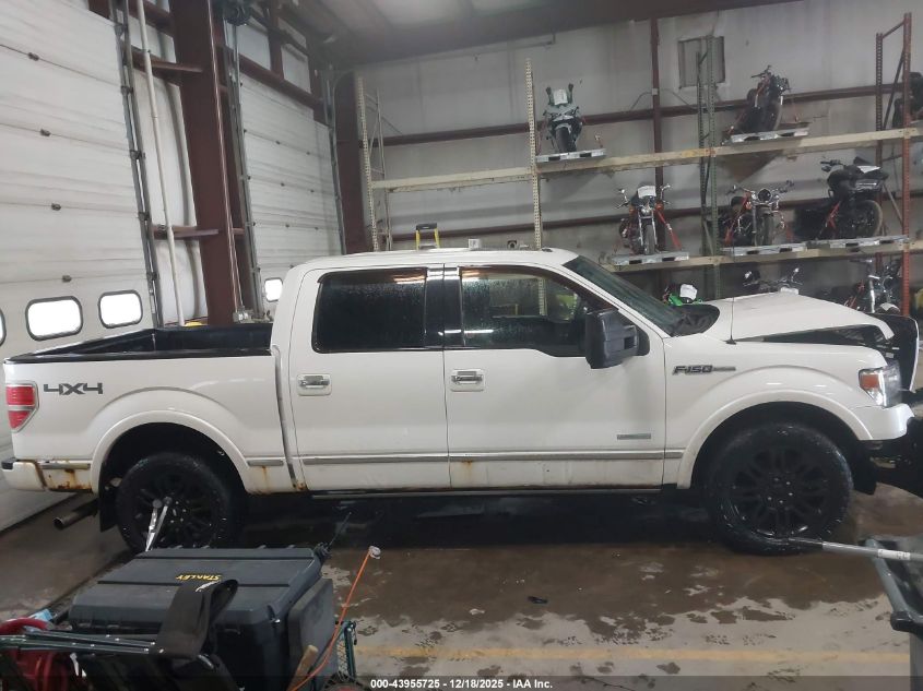 2013 Ford F-150 Platinum VIN: 1FTFW1ET8DFA76439 Lot: 43955725