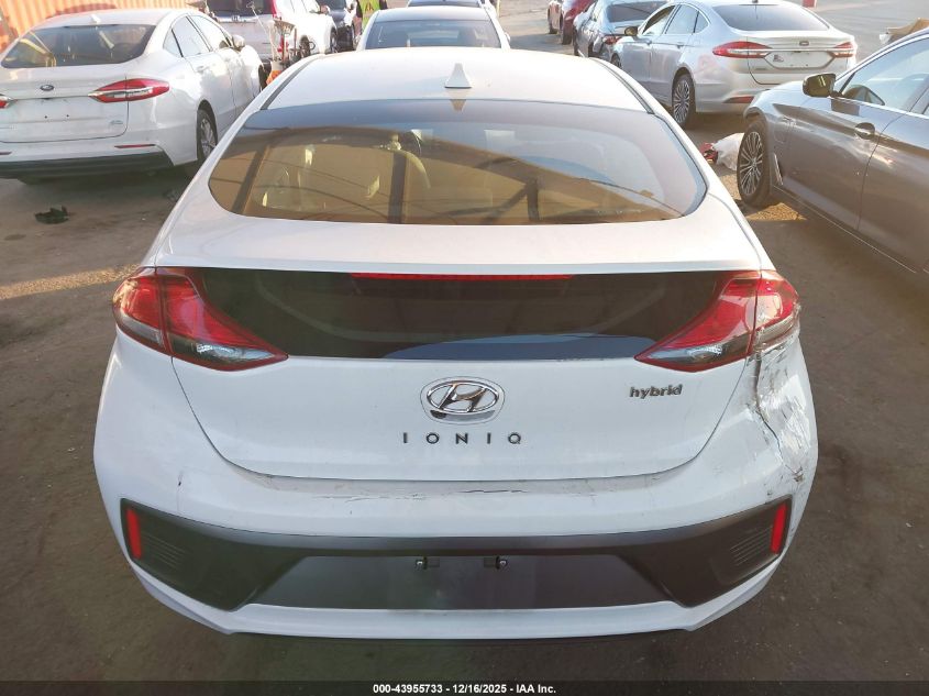 2020 Hyundai Ioniq Hybrid Se VIN: KMHC75LC1LU231395 Lot: 43955733