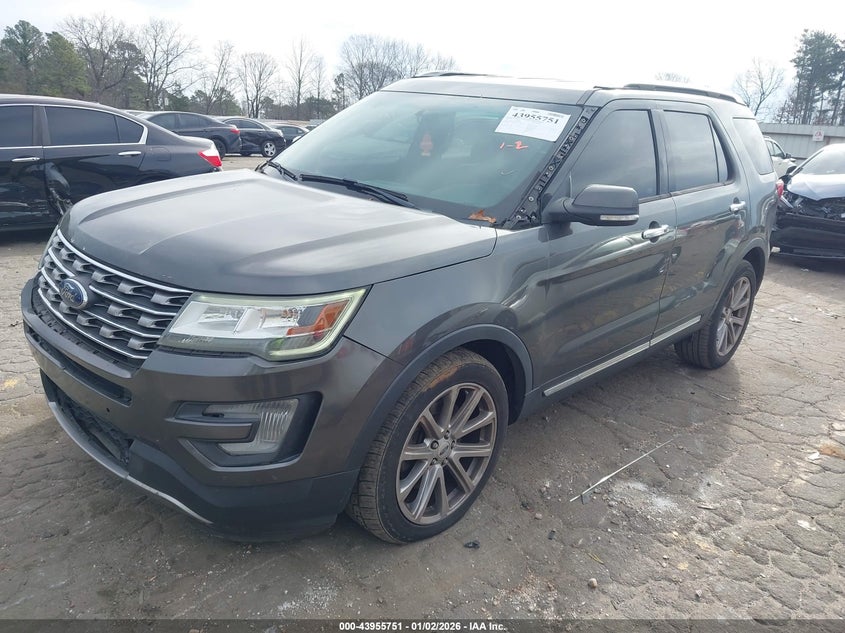 Vin: 1fm5k7f8xhgb80687, lot: 44451395, ford explorer limited 20172