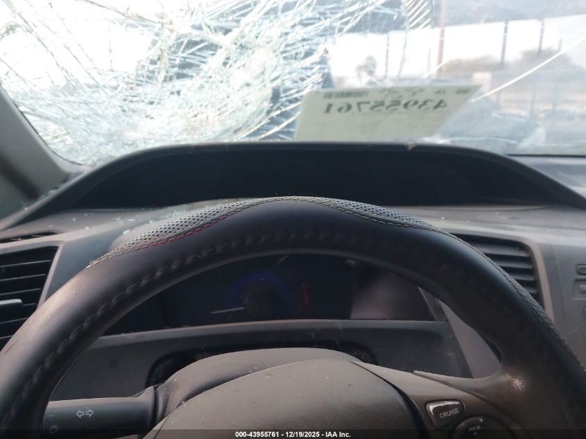 2012 Honda Civic Lx VIN: 19XFB2F52CE374835 Lot: 43955761