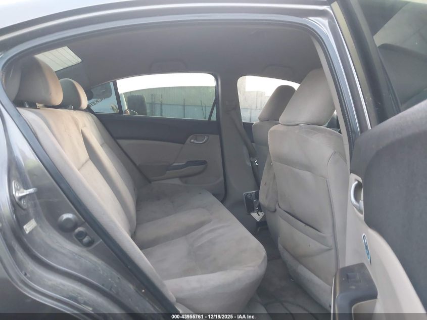 2012 Honda Civic Lx VIN: 19XFB2F52CE374835 Lot: 43955761