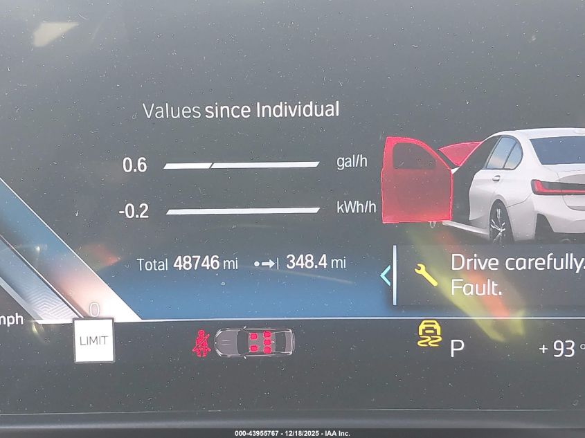 2023 BMW 3 Series 330E VIN: 3MW39FF02P8C89764 Lot: 43955767