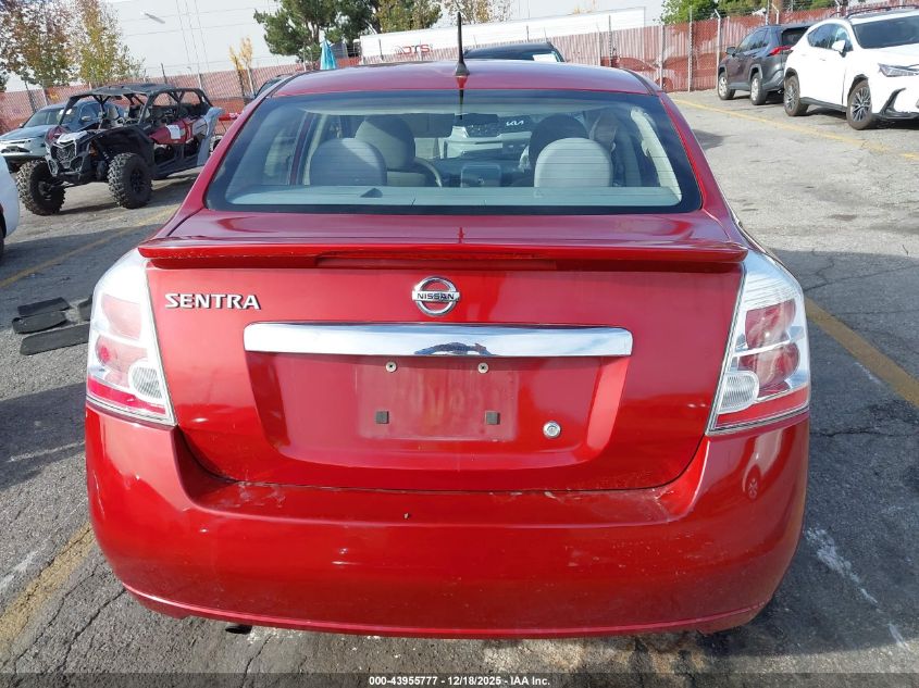 2012 Nissan Sentra 2.0 S VIN: 3N1AB6AP7CL720032 Lot: 43955777