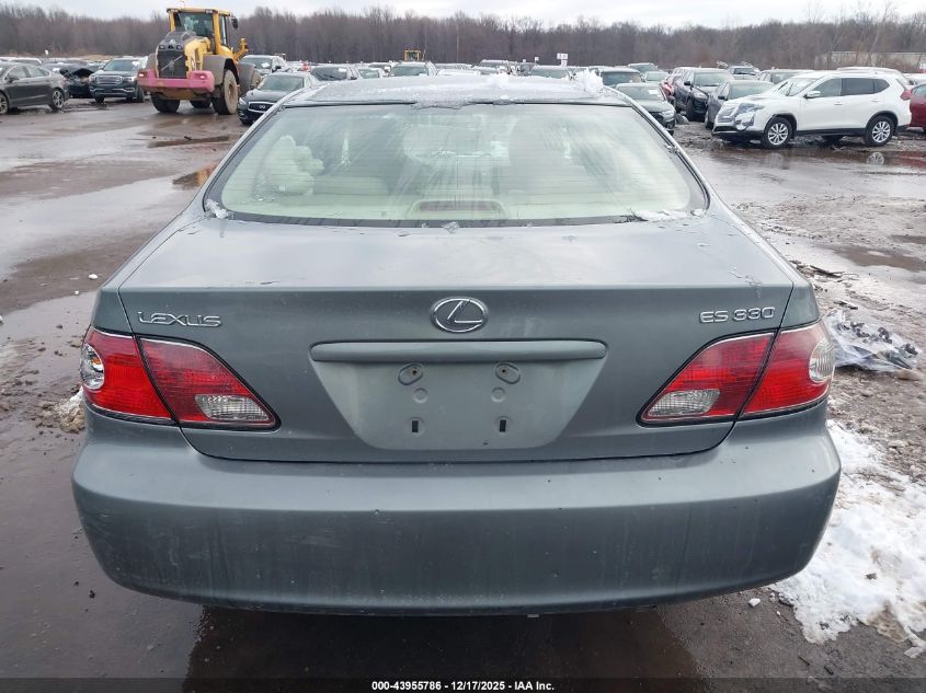 2004 Lexus Es 330 VIN: JTHBA30G145000083 Lot: 43955786