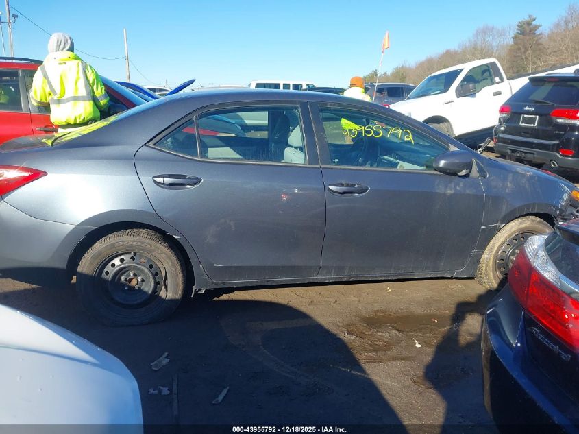 2017 Toyota Corolla Le VIN: 2T1BURHE7HC750532 Lot: 43955792