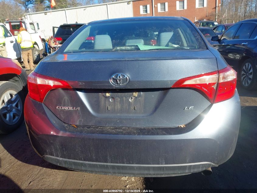 2017 Toyota Corolla Le VIN: 2T1BURHE7HC750532 Lot: 43955792
