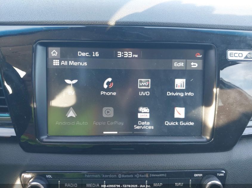 2019 Kia Niro Ev Ex Premium VIN: KNDCE3LG7K5028859 Lot: 43955796