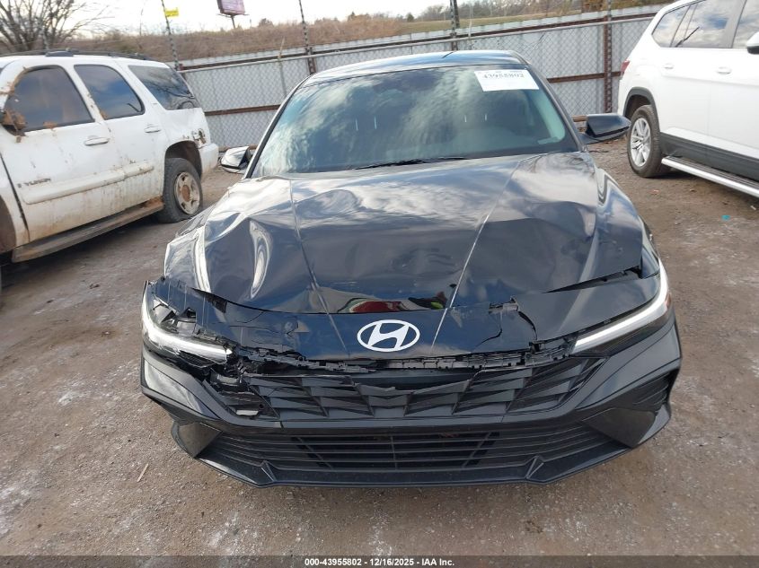 2024 Hyundai Elantra Sel VIN: KMHLM4DG3RU727554 Lot: 43955802