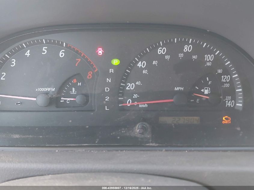 2003 Toyota Camry Le VIN: 4T1BE32K73U762454 Lot: 43955807