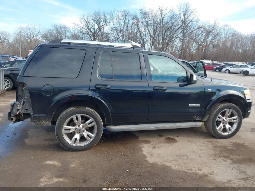 2008 Ford Explorer Limited VIN: 1FMEU65848UB10478 Lot: 43955813