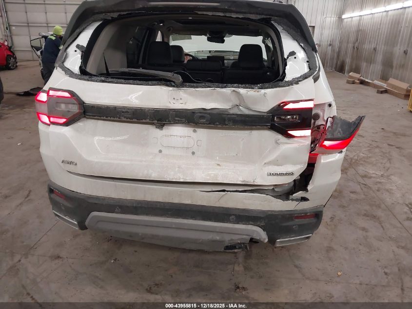 2023 Honda Pilot Awd Touring VIN: 5FNYG1H75PB054251 Lot: 43955815