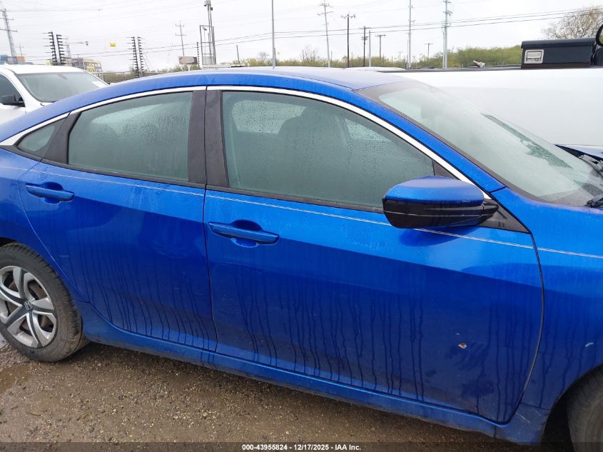 2017 Honda Civic Lx VIN: 19XFC2F59HE010528 Lot: 43955824