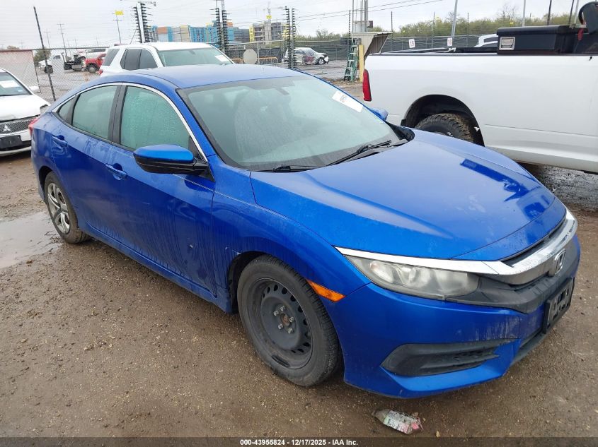 2017 Honda Civic Lx VIN: 19XFC2F59HE010528 Lot: 43955824