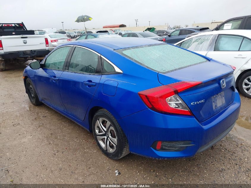 2017 Honda Civic Lx VIN: 19XFC2F59HE010528 Lot: 43955824