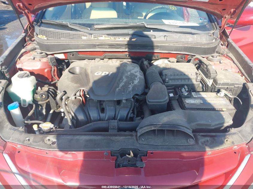 2012 Hyundai Sonata Gls VIN: 5NPEB4AC4CH360248 Lot: 43955841