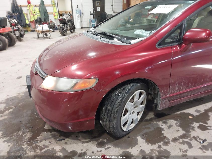 2008 Honda Civic Lx VIN: 1HGFA16598L055364 Lot: 43955842