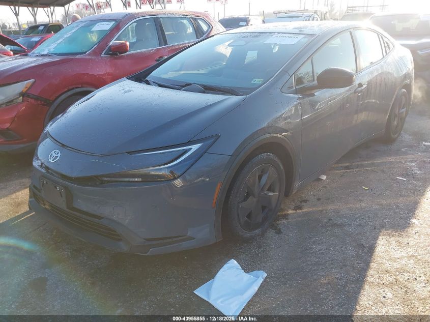 2024 Toyota Prius Le VIN: JTDACAAUXR3026572 Lot: 43955855