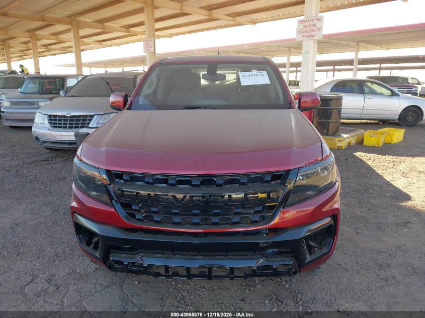 2021 Chevrolet Colorado 2Wd Short Box Wt VIN: 1GCGSBEN0M1275943 Lot: 43955878