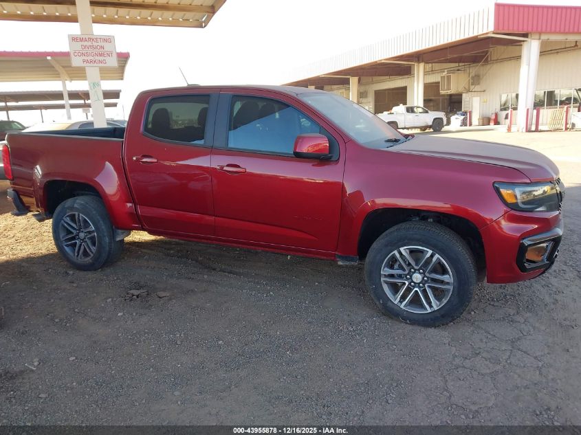 2021 Chevrolet Colorado 2Wd Short Box Wt VIN: 1GCGSBEN0M1275943 Lot: 43955878