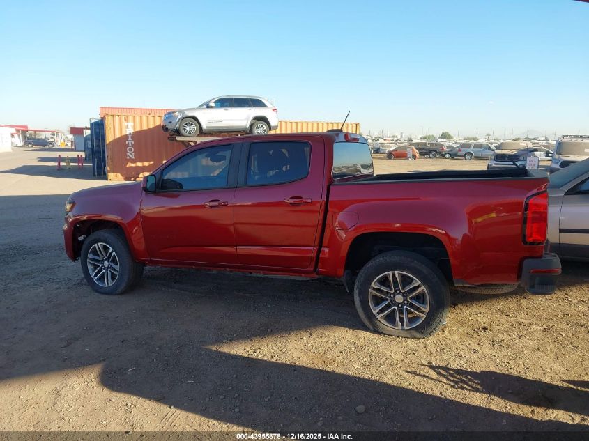 2021 Chevrolet Colorado 2Wd Short Box Wt VIN: 1GCGSBEN0M1275943 Lot: 43955878