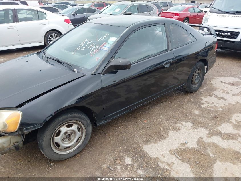 2003 Honda Civic Lx VIN: 1HGEM225X3L070897 Lot: 43955891