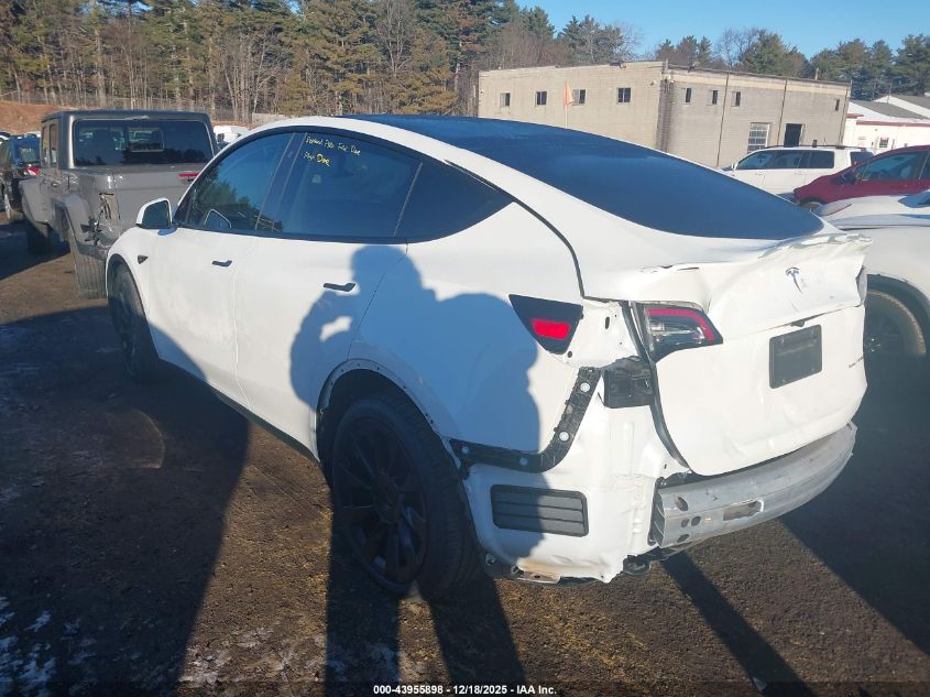 2023 Tesla Model Y Awd/Long Range Dual Motor All-Wheel Drive VIN: 7SAYGDEE0PF767856 Lot: 43955898