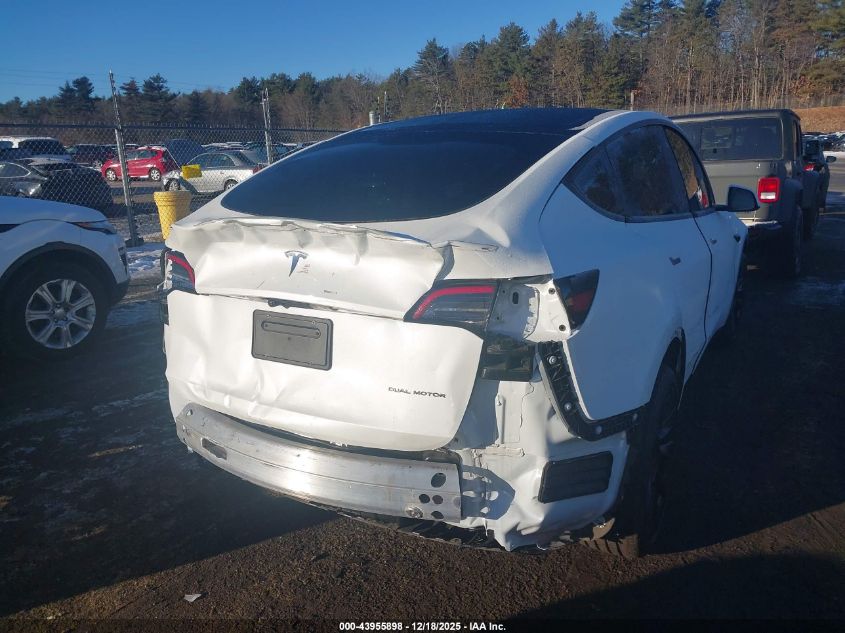 2023 Tesla Model Y Awd/Long Range Dual Motor All-Wheel Drive VIN: 7SAYGDEE0PF767856 Lot: 43955898