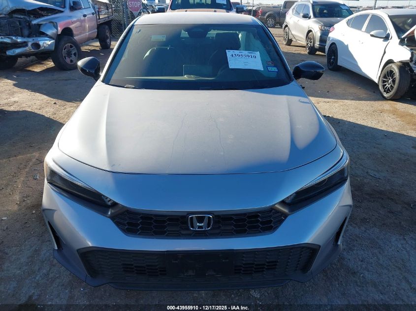 2025 Honda Civic Sport VIN: 2HGFE2F5XSH595577 Lot: 43955910