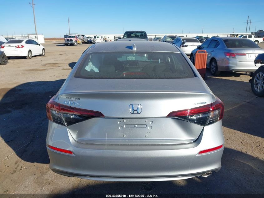 2025 Honda Civic Sport VIN: 2HGFE2F5XSH595577 Lot: 43955910