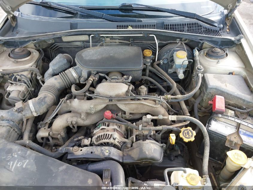 2008 Subaru Outback 2.5I VIN: 4S4BP61C886327511 Lot: 43955932