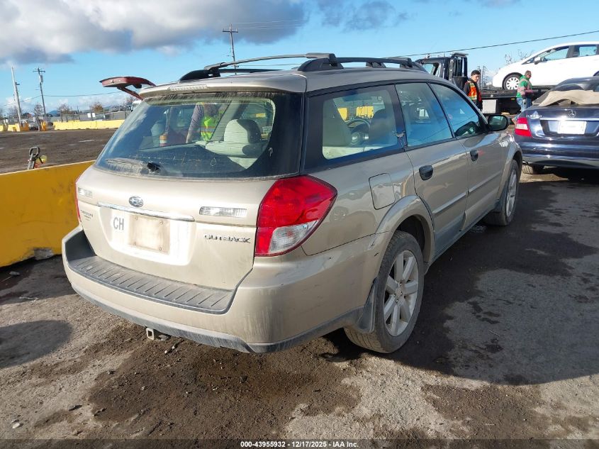 2008 Subaru Outback 2.5I VIN: 4S4BP61C886327511 Lot: 43955932