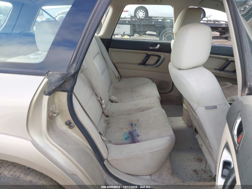 2008 Subaru Outback 2.5I VIN: 4S4BP61C886327511 Lot: 43955932