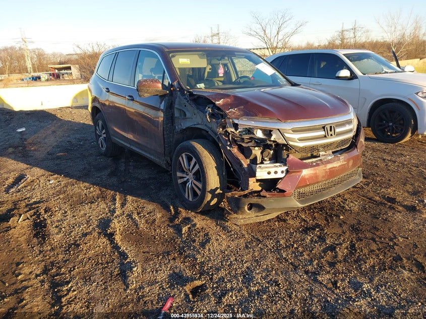 5FNYF6H36JB057776 2018 Honda Pilot Ex auction photo 1