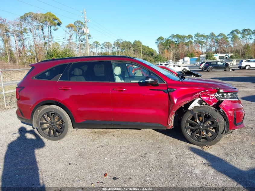 2023 Kia Sorento Sx VIN: 5XYRK4LF8PG218748 Lot: 43955938