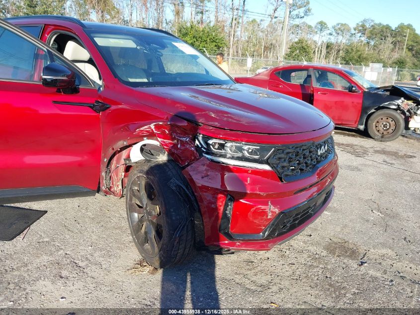 2023 Kia Sorento Sx VIN: 5XYRK4LF8PG218748 Lot: 43955938