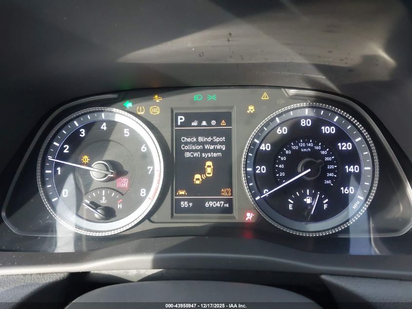 2021 Hyundai Sonata Sel VIN: 5NPEL4JA9MH087613 Lot: 43955947