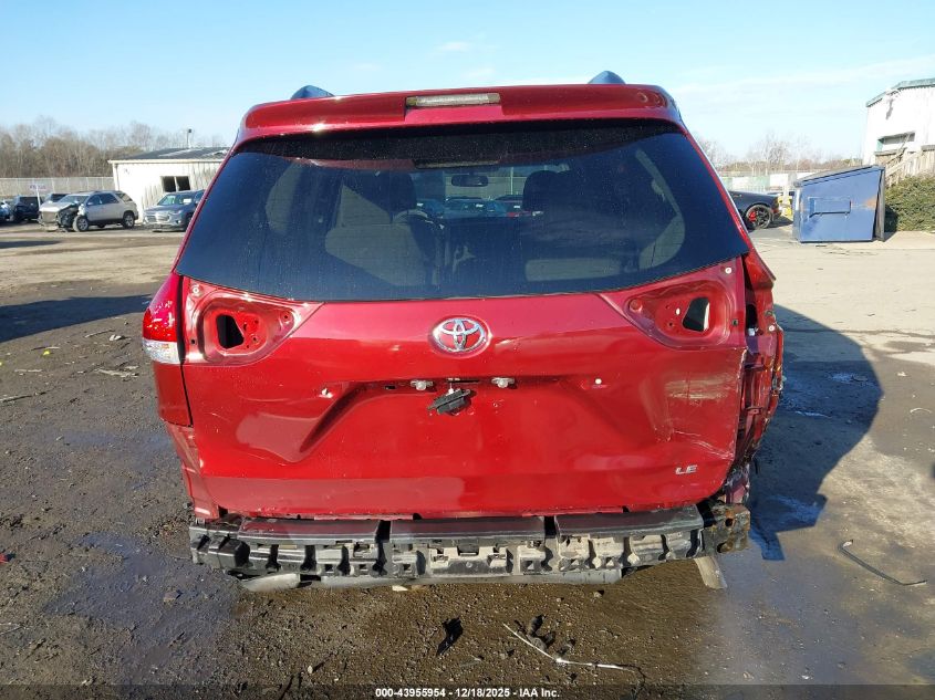 2013 Toyota Sienna Le V6 8 Passenger VIN: 5TDKK3DC8DS339214 Lot: 43955954