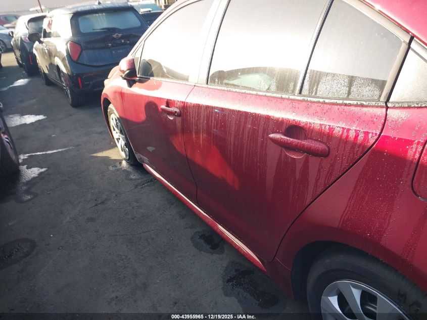 2025 Toyota Corolla Le VIN: 5YFB4MDE8SP298591 Lot: 43955965