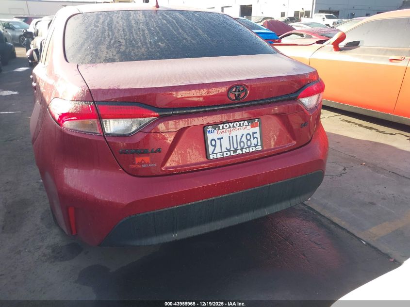 2025 Toyota Corolla Le VIN: 5YFB4MDE8SP298591 Lot: 43955965