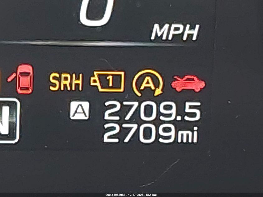 2025 Subaru Impreza Base 5-Door VIN: JF1GUABC6S8334317 Lot: 43955983