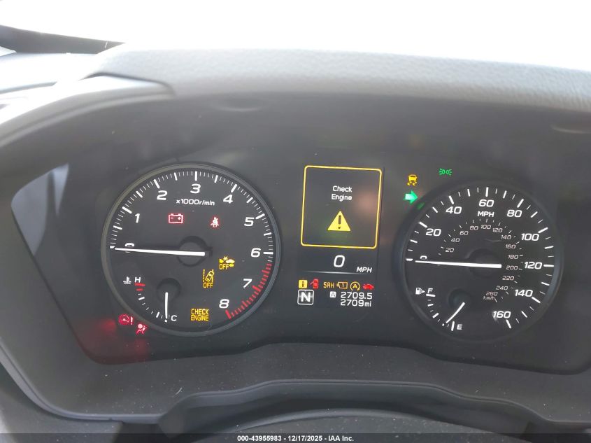 2025 Subaru Impreza Base 5-Door VIN: JF1GUABC6S8334317 Lot: 43955983