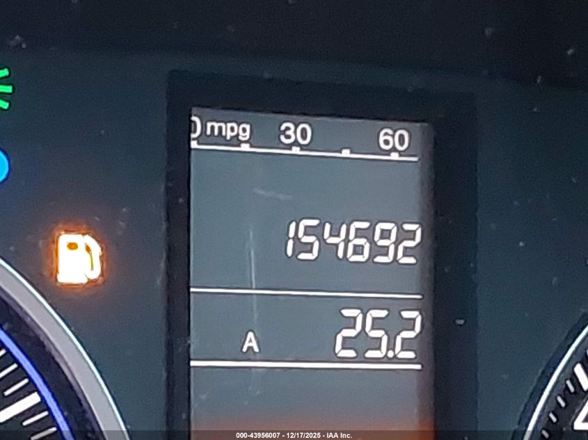 2009 Honda Cr-V Ex-L VIN: JHLRE48709C005912 Lot: 43956007