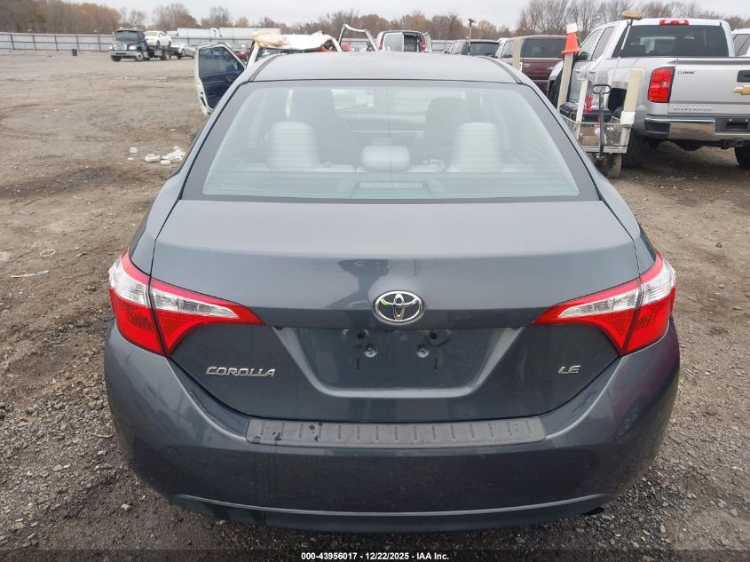 2015 Toyota Corolla Le VIN: 5YFBURHE2FP249058 Lot: 43956017
