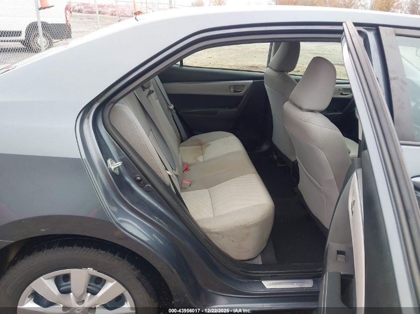 2015 Toyota Corolla Le VIN: 5YFBURHE2FP249058 Lot: 43956017