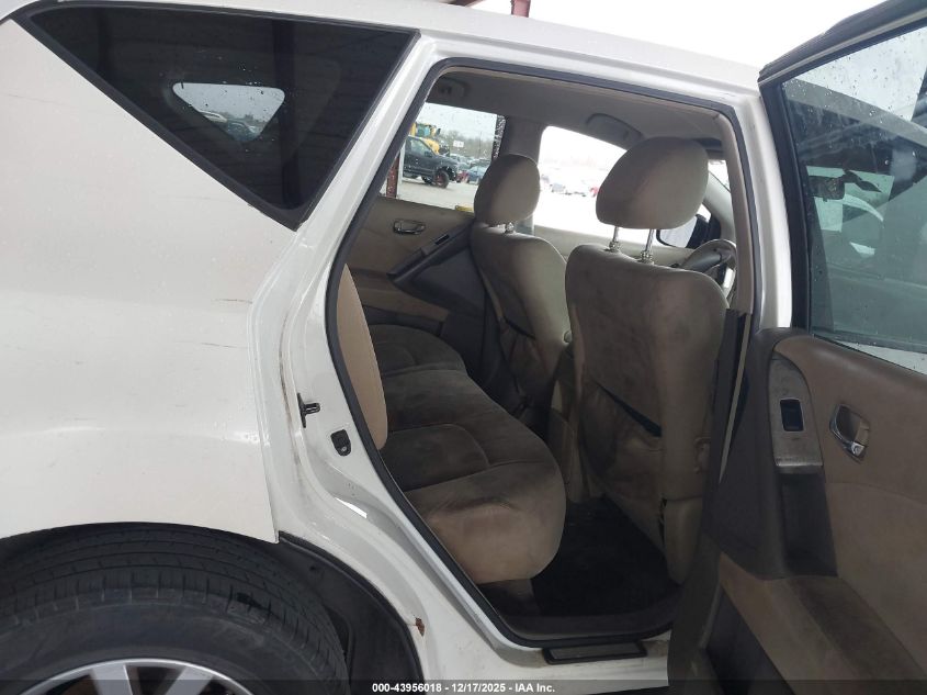 2012 Nissan Murano S VIN: JN8AZ1MU8CW116498 Lot: 43956018