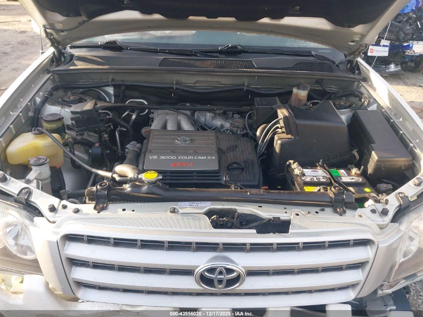2003 Toyota Highlander V6 VIN: JTEGF21A630083045 Lot: 43956020