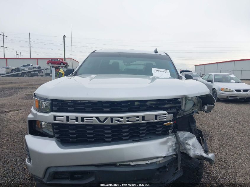 2022 Chevrolet Silverado 1500 Ltd 2Wd Short Bed Custom VIN: 3GCPWBEK8NG160729 Lot: 43956025