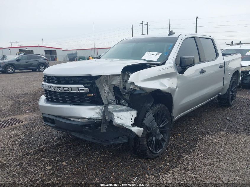 2022 Chevrolet Silverado 1500 Ltd 2Wd Short Bed Custom VIN: 3GCPWBEK8NG160729 Lot: 43956025